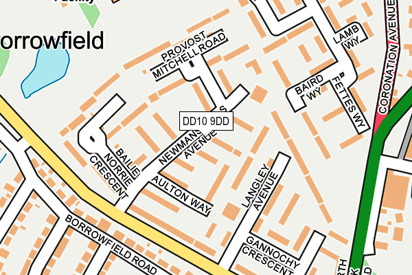 DD10 9DD map - OS OpenMap – Local (Ordnance Survey) DD10 9DD map - OS OpenMap – Local (Ordnance Survey)