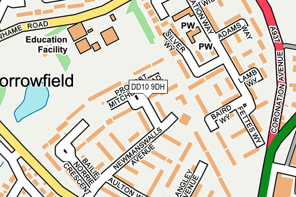 DD10 9DH map - OS OpenMap – Local (Ordnance Survey) DD10 9DH map - OS OpenMap – Local (Ordnance Survey)