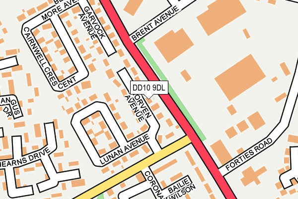 DD10 9DL map - OS OpenMap – Local (Ordnance Survey) DD10 9DL map - OS OpenMap – Local (Ordnance Survey)