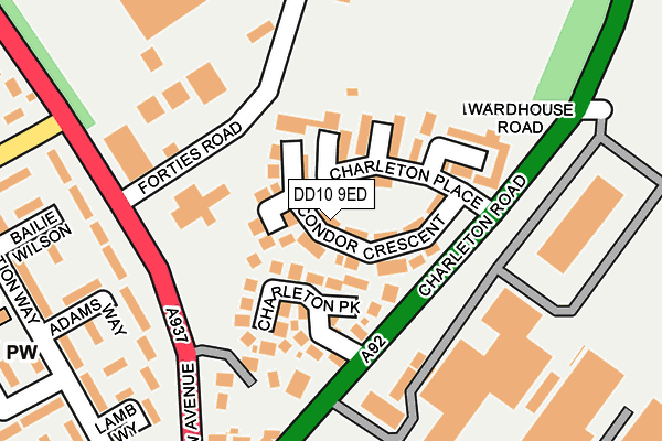DD10 9ED map - OS OpenMap – Local (Ordnance Survey) DD10 9ED map - OS OpenMap – Local (Ordnance Survey)