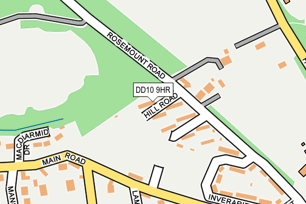 DD10 9HR map - OS OpenMap – Local (Ordnance Survey) DD10 9HR map - OS OpenMap – Local (Ordnance Survey)