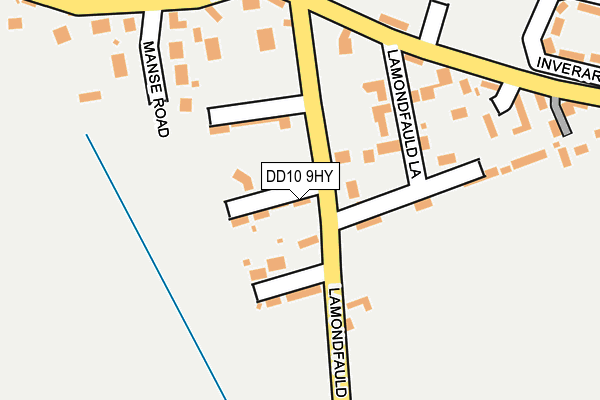 DD10 9HY map - OS OpenMap – Local (Ordnance Survey) DD10 9HY map - OS OpenMap – Local (Ordnance Survey)
