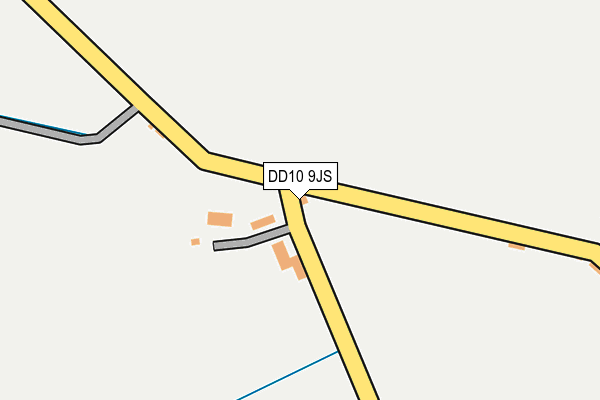 DD10 9JS map - OS OpenMap – Local (Ordnance Survey) DD10 9JS map - OS OpenMap – Local (Ordnance Survey)