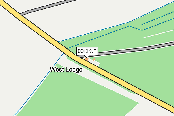 DD10 9JT map - OS OpenMap – Local (Ordnance Survey) DD10 9JT map - OS OpenMap – Local (Ordnance Survey)