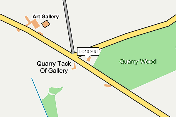 DD10 9JU map - OS OpenMap – Local (Ordnance Survey) DD10 9JU map - OS OpenMap – Local (Ordnance Survey)