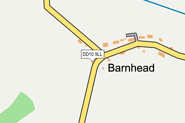 DD10 9LL map - OS OpenMap – Local (Ordnance Survey) DD10 9LL map - OS OpenMap – Local (Ordnance Survey)