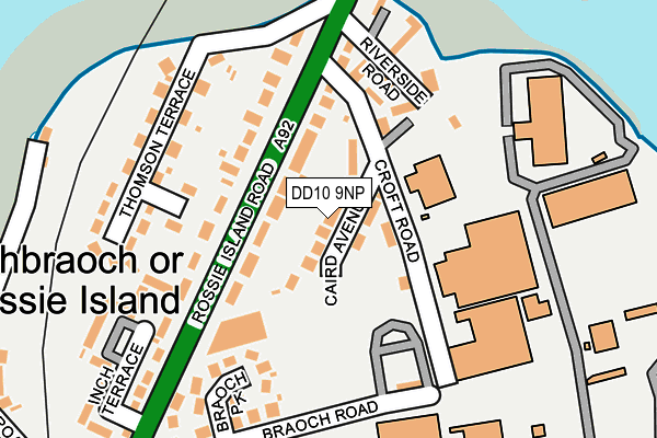 DD10 9NP map - OS OpenMap – Local (Ordnance Survey) DD10 9NP map - OS OpenMap – Local (Ordnance Survey)