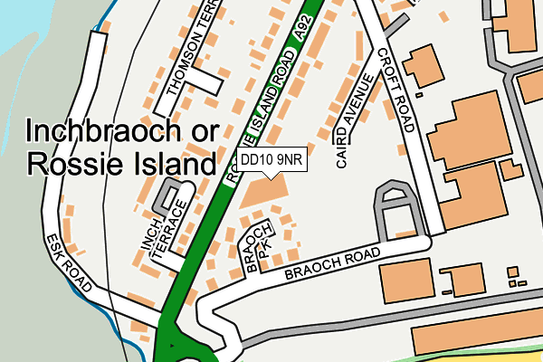 DD10 9NR map - OS OpenMap – Local (Ordnance Survey) DD10 9NR map - OS OpenMap – Local (Ordnance Survey)