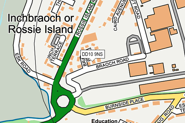 DD10 9NS map - OS OpenMap – Local (Ordnance Survey) DD10 9NS map - OS OpenMap – Local (Ordnance Survey)