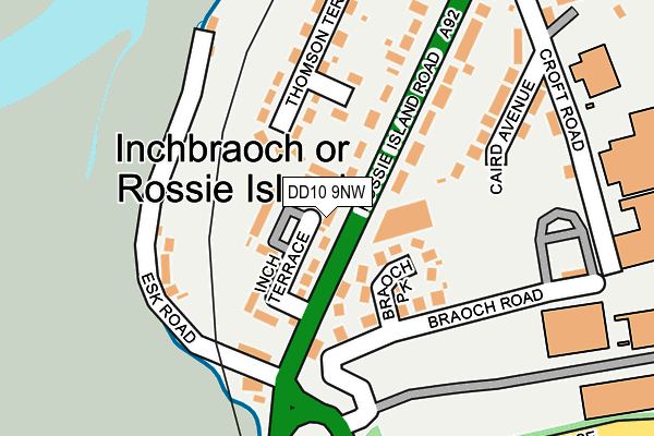 DD10 9NW map - OS OpenMap – Local (Ordnance Survey) DD10 9NW map - OS OpenMap – Local (Ordnance Survey)