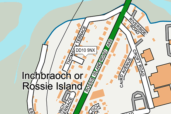 DD10 9NX map - OS OpenMap – Local (Ordnance Survey) DD10 9NX map - OS OpenMap – Local (Ordnance Survey)