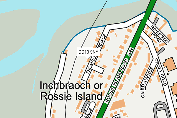 DD10 9NY map - OS OpenMap – Local (Ordnance Survey) DD10 9NY map - OS OpenMap – Local (Ordnance Survey)