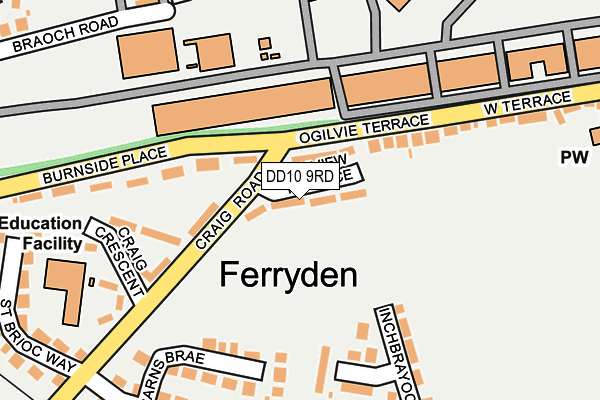 DD10 9RD map - OS OpenMap – Local (Ordnance Survey) DD10 9RD map - OS OpenMap – Local (Ordnance Survey)