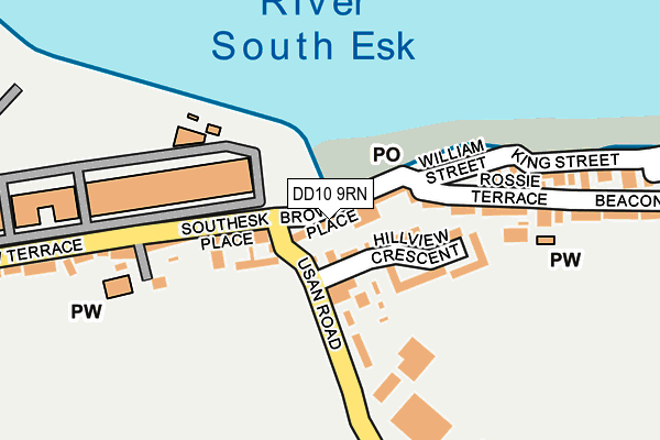 DD10 9RN map - OS OpenMap – Local (Ordnance Survey) DD10 9RN map - OS OpenMap – Local (Ordnance Survey)