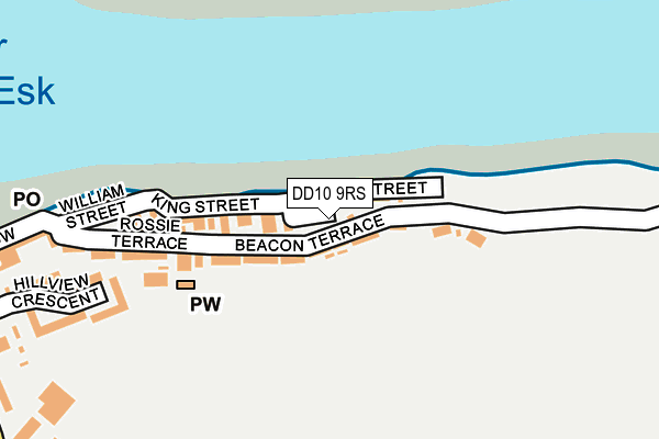 DD10 9RS map - OS OpenMap – Local (Ordnance Survey) DD10 9RS map - OS OpenMap – Local (Ordnance Survey)