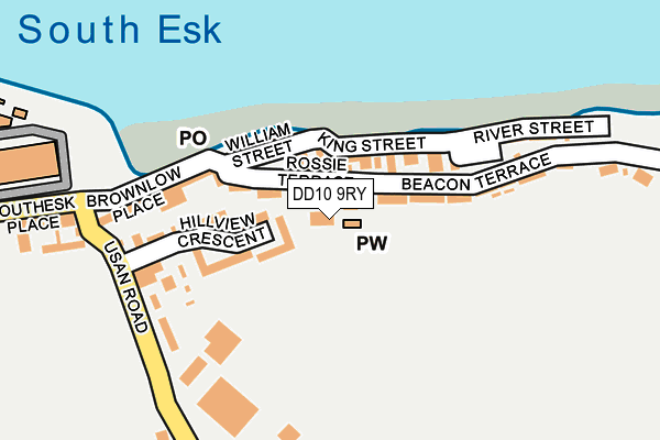 DD10 9RY map - OS OpenMap – Local (Ordnance Survey) DD10 9RY map - OS OpenMap – Local (Ordnance Survey)