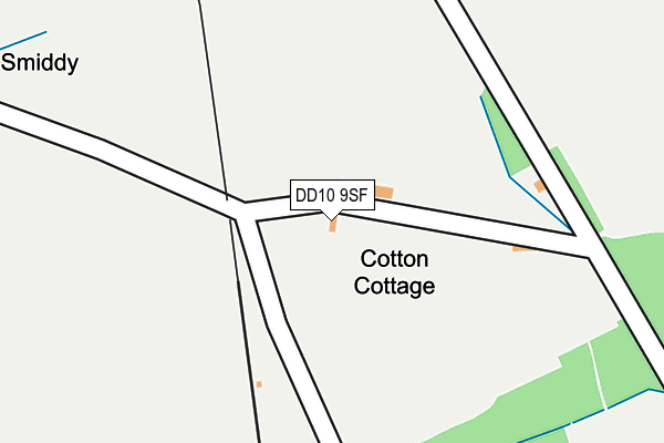 DD10 9SF map - OS OpenMap – Local (Ordnance Survey) DD10 9SF map - OS OpenMap – Local (Ordnance Survey)