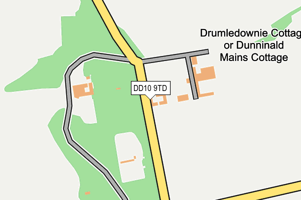DD10 9TD map - OS OpenMap – Local (Ordnance Survey) DD10 9TD map - OS OpenMap – Local (Ordnance Survey)