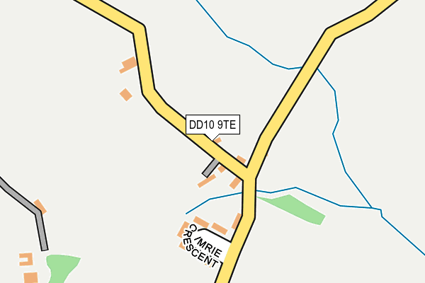 DD10 9TE map - OS OpenMap – Local (Ordnance Survey) DD10 9TE map - OS OpenMap – Local (Ordnance Survey)