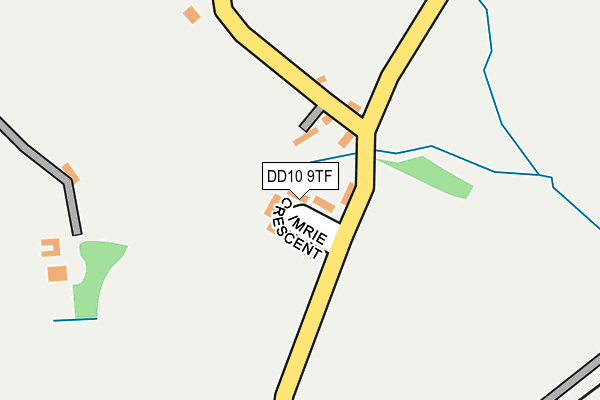 DD10 9TF map - OS OpenMap – Local (Ordnance Survey) DD10 9TF map - OS OpenMap – Local (Ordnance Survey)