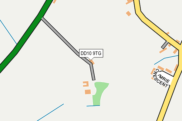 DD10 9TG map - OS OpenMap – Local (Ordnance Survey) DD10 9TG map - OS OpenMap – Local (Ordnance Survey)