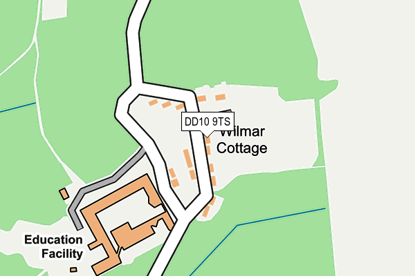 DD10 9TS map - OS OpenMap – Local (Ordnance Survey) DD10 9TS map - OS OpenMap – Local (Ordnance Survey)
