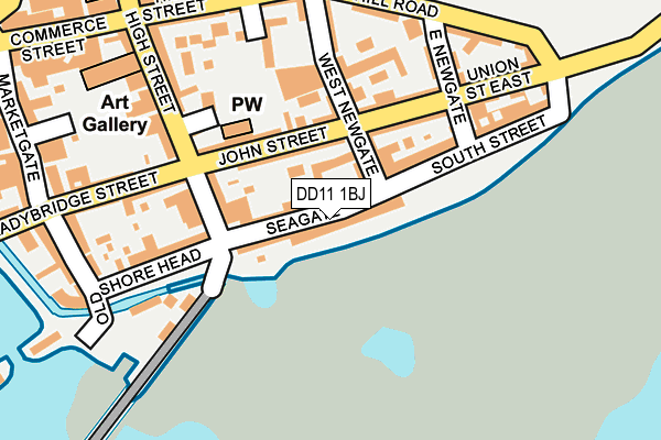 DD11 1BJ map - OS OpenMap – Local (Ordnance Survey) DD11 1BJ map - OS OpenMap – Local (Ordnance Survey)