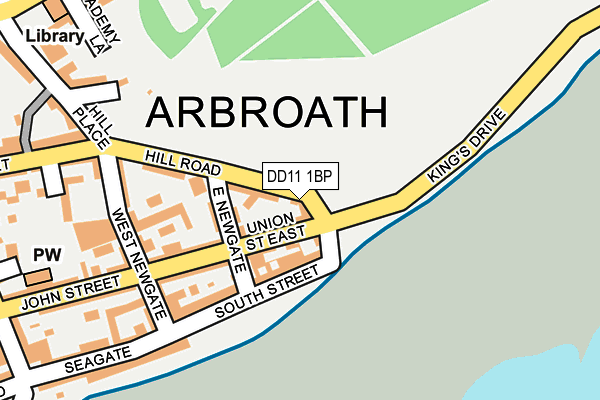 DD11 1BP map - OS OpenMap – Local (Ordnance Survey) DD11 1BP map - OS OpenMap – Local (Ordnance Survey)