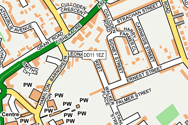 DD11 1EZ map - OS OpenMap – Local (Ordnance Survey) DD11 1EZ map - OS OpenMap – Local (Ordnance Survey)