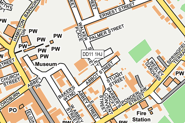 DD11 1HJ map - OS OpenMap – Local (Ordnance Survey) DD11 1HJ map - OS OpenMap – Local (Ordnance Survey)
