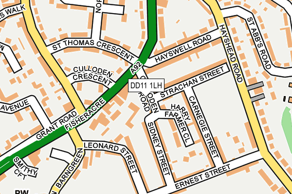 DD11 1LH map - OS OpenMap – Local (Ordnance Survey) DD11 1LH map - OS OpenMap – Local (Ordnance Survey)