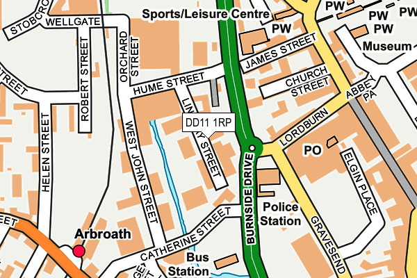 DD11 1RP map - OS OpenMap – Local (Ordnance Survey) DD11 1RP map - OS OpenMap – Local (Ordnance Survey)