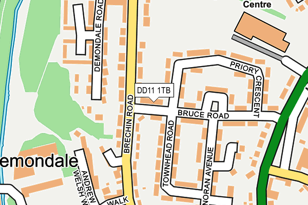 DD11 1TB map - OS OpenMap – Local (Ordnance Survey) DD11 1TB map - OS OpenMap – Local (Ordnance Survey)