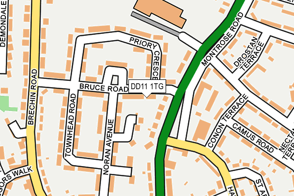 DD11 1TG map - OS OpenMap – Local (Ordnance Survey) DD11 1TG map - OS OpenMap – Local (Ordnance Survey)