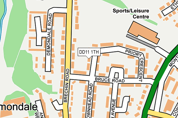 DD11 1TH map - OS OpenMap – Local (Ordnance Survey) DD11 1TH map - OS OpenMap – Local (Ordnance Survey)