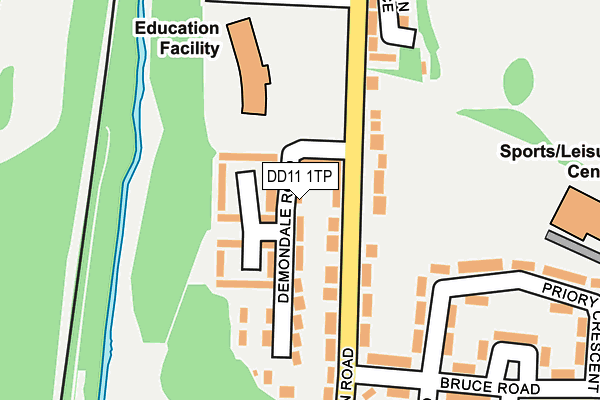 DD11 1TP map - OS OpenMap – Local (Ordnance Survey) DD11 1TP map - OS OpenMap – Local (Ordnance Survey)