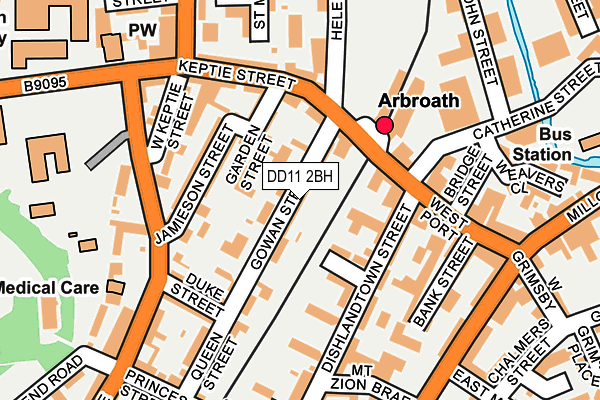 DD11 2BH map - OS OpenMap – Local (Ordnance Survey) DD11 2BH map - OS OpenMap – Local (Ordnance Survey)