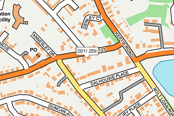 DD11 2EN map - OS OpenMap – Local (Ordnance Survey) DD11 2EN map - OS OpenMap – Local (Ordnance Survey)