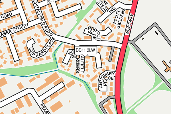 DD11 2LW map - OS OpenMap – Local (Ordnance Survey) DD11 2LW map - OS OpenMap – Local (Ordnance Survey)