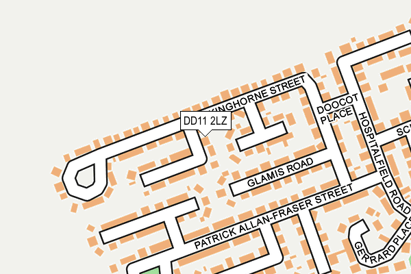 DD11 2LZ map - OS OpenMap – Local (Ordnance Survey) DD11 2LZ map - OS OpenMap – Local (Ordnance Survey)