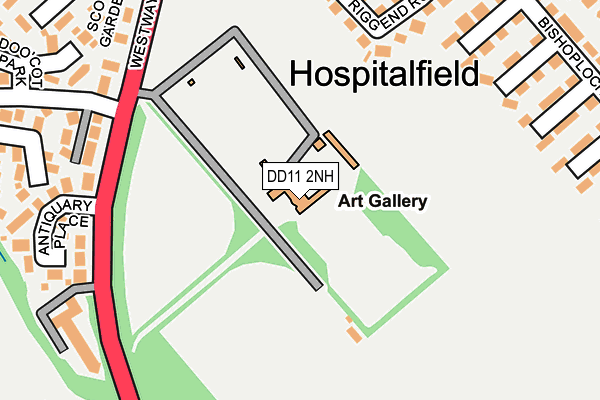 DD11 2NH map - OS OpenMap – Local (Ordnance Survey)