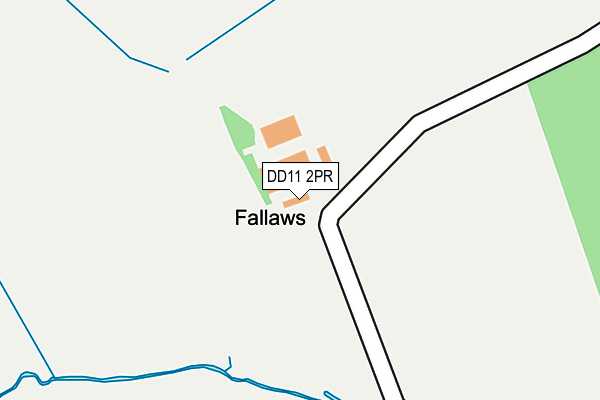 DD11 2PR map - OS OpenMap – Local (Ordnance Survey) DD11 2PR map - OS OpenMap – Local (Ordnance Survey)