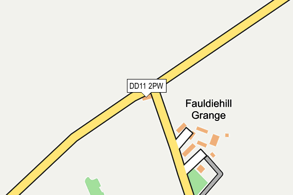 DD11 2PW map - OS OpenMap – Local (Ordnance Survey) DD11 2PW map - OS OpenMap – Local (Ordnance Survey)