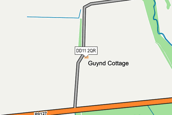 DD11 2QR map - OS OpenMap – Local (Ordnance Survey) DD11 2QR map - OS OpenMap – Local (Ordnance Survey)