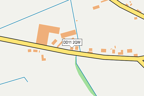 DD11 2QW map - OS OpenMap – Local (Ordnance Survey) DD11 2QW map - OS OpenMap – Local (Ordnance Survey)