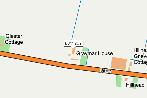 DD11 2QY map - OS OpenMap – Local (Ordnance Survey) DD11 2QY map - OS OpenMap – Local (Ordnance Survey)