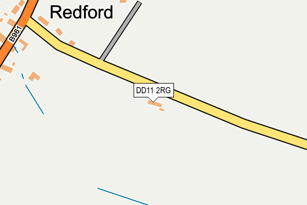 DD11 2RG map - OS OpenMap – Local (Ordnance Survey) DD11 2RG map - OS OpenMap – Local (Ordnance Survey)
