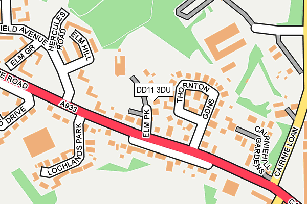 DD11 3DU map - OS OpenMap – Local (Ordnance Survey) DD11 3DU map - OS OpenMap – Local (Ordnance Survey)