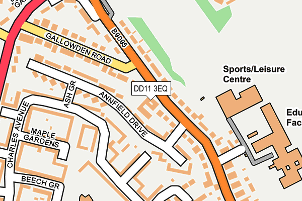 DD11 3EQ map - OS OpenMap – Local (Ordnance Survey) DD11 3EQ map - OS OpenMap – Local (Ordnance Survey)