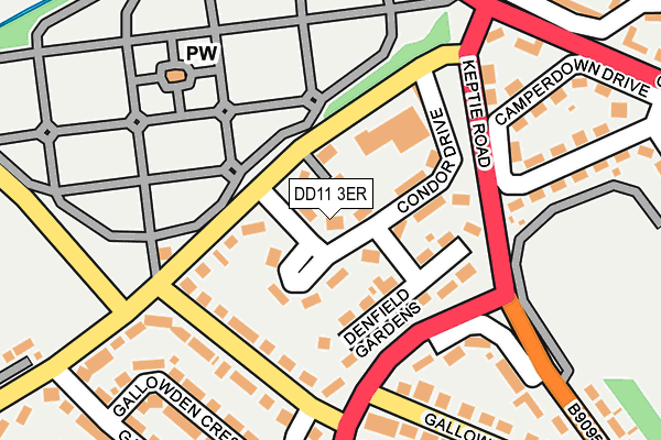 DD11 3ER map - OS OpenMap – Local (Ordnance Survey) DD11 3ER map - OS OpenMap – Local (Ordnance Survey)